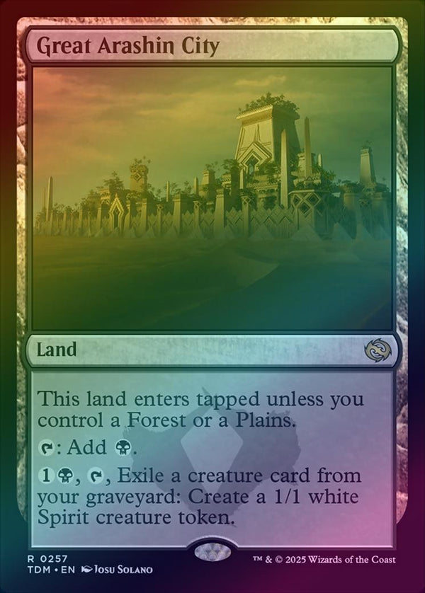 Great Arashin City (Foil) (TDM)