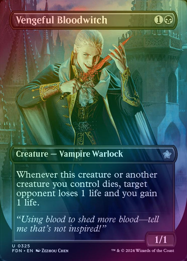 Vengeful Bloodwitch - Borderless (Foil) (FDN)