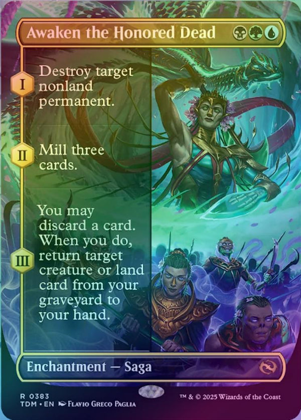 Awaken the Honored Dead - Borderless (Foil) (TDM)