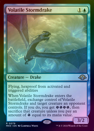 Volatile Stormdrake (Foil) (MH3)