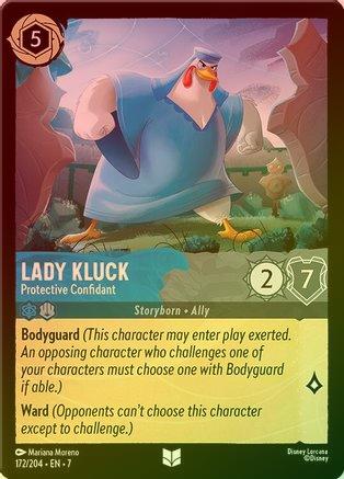 Lady Kluck (Protective Confidant) - 172/204 - Uncommon (Foil)