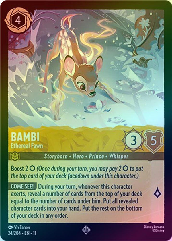 Bambi (Ethereal Fawn) - 24/204 - Super Rare (Foil)
