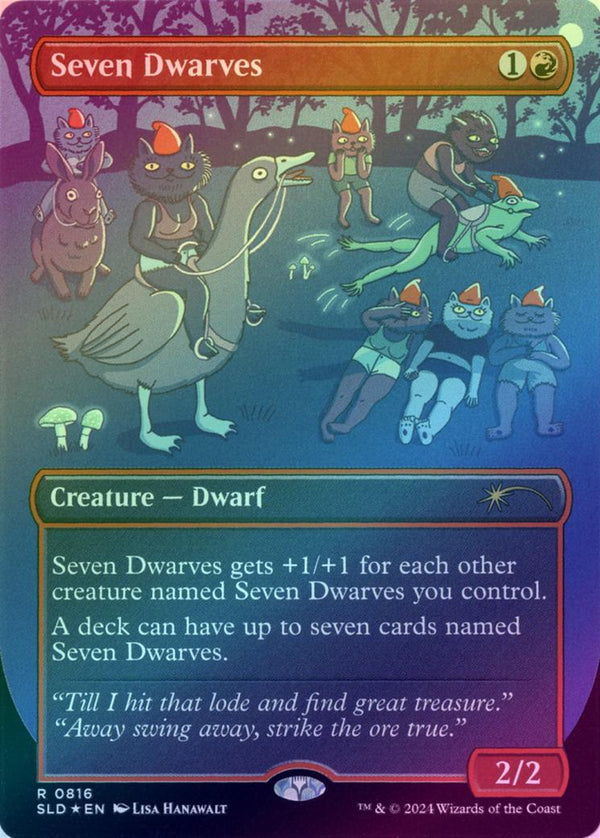 Seven Dwarves - Borderless (0816) (Foil) (SLD)