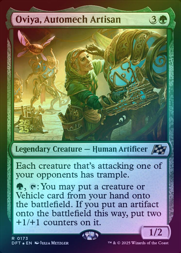 Oviya, Automech Artisan - Prerelease Promo (Foil) (PDFT)