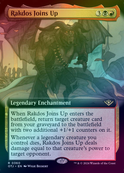 Rakdos Joins Up - Extended Art (Foil) (OTJ)