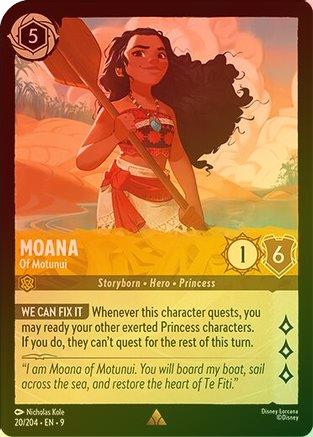 Moana (Of Motunui) (Fabled Reprint) - 20/204 - Rare (Foil)
