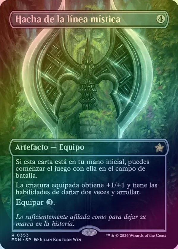 Leyline Axe - Borderless (Foil) (FDN)