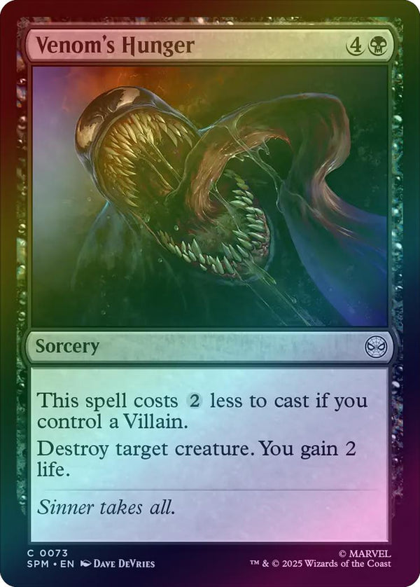 Venom's Hunger (Foil) (SPM)