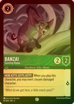 Banzai (Taunting Hyena) - 87/204 - Common (Foil)