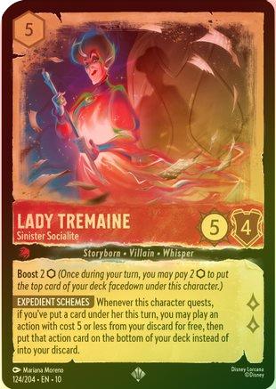 Lady Tremaine (Sinister Socialite) - 124/204 - Super Rare (Foil)