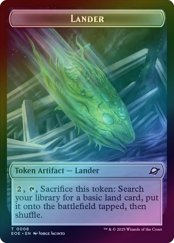 Lander // Human Soldier Token (Foil) (TEOE)