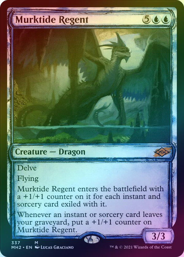 Murktide Regent - Sketch Showcase (Foil) (MH2)