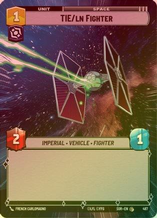 TIE/ln Fighter (Hyperspace) - 487 - Common (Foil)