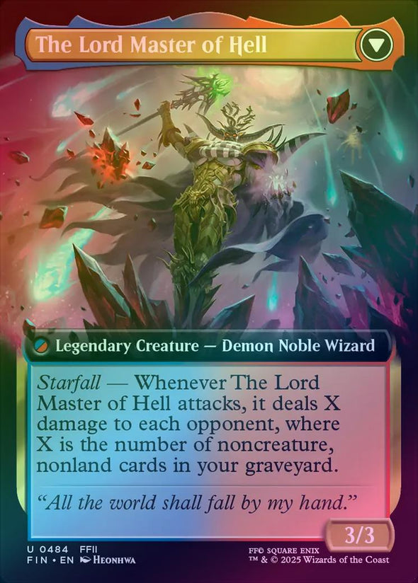 The Emperor of Palamecia // The Lord Master of Hell - Extended Art (Foil) (FIN)