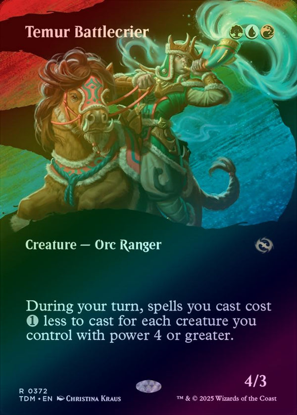Temur Battlecrier - Clan Showcase (Foil) (TDM)