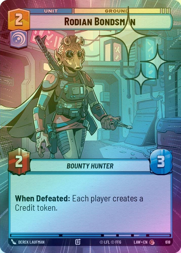 Rodian Bondsman (Hyperspace Foil) - 618 - Common (Foil)