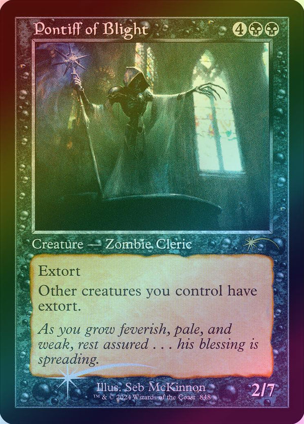 Pontiff of Blight - Retro Frame - Zippy Zombies (Foil) (SLD)