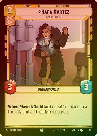 Rafa Martez - Shrewd Sister - 717 - Uncommon (Foil)