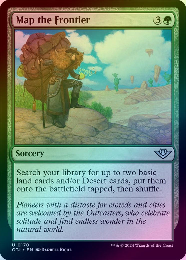 Map the Frontier (Foil) (OTJ)