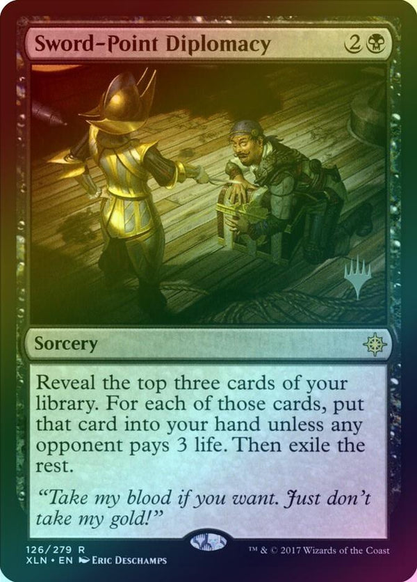 Sword-Point Diplomacy - Promo Pack (Foil) (PXLN)