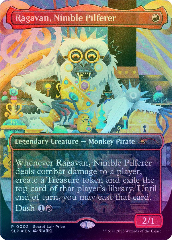 Ragavan, Nimble Pilferer - Borderless (Foil) (SLP)