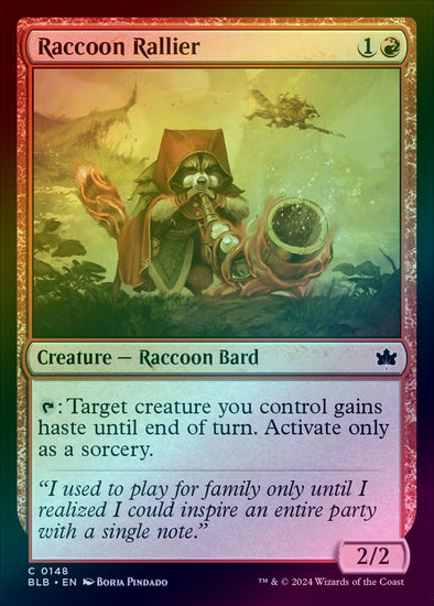 Raccoon Rallier (Foil) (BLB)