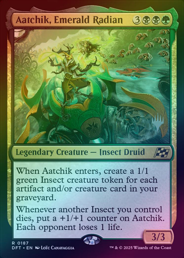 Aatchik, Emerald Radian - Promo Pack (Foil) (PDFT)