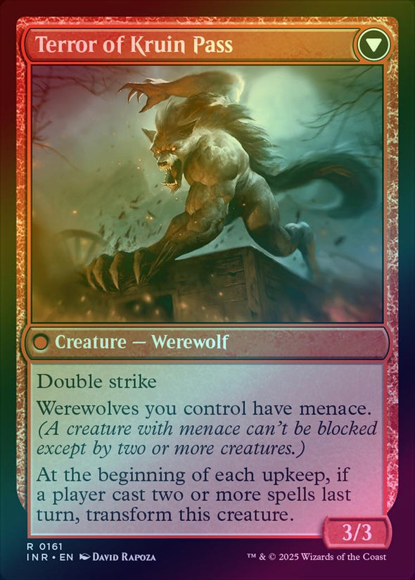 Kruin Outlaw // Terror of Kruin Pass (Foil) (INR)