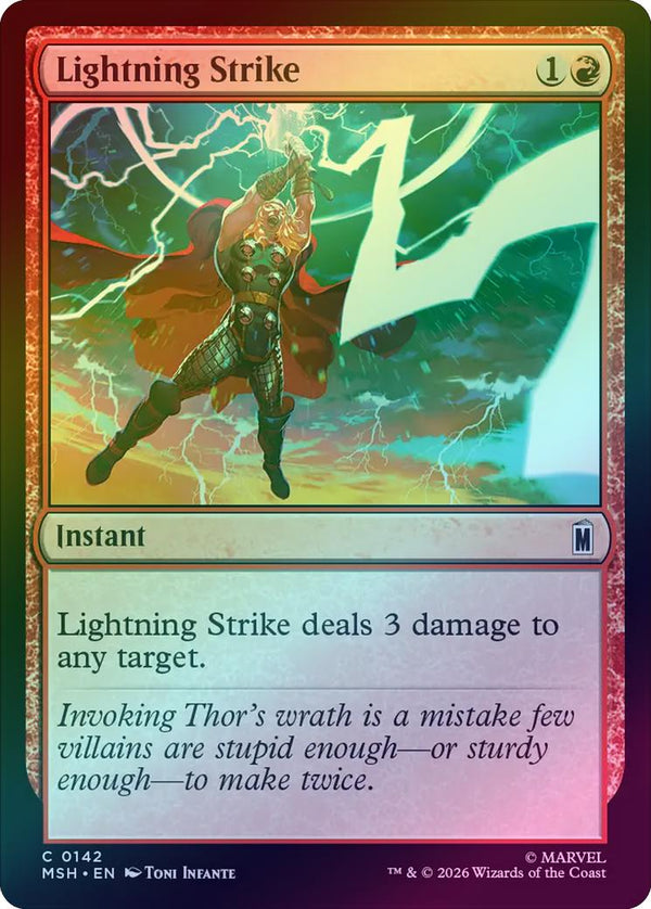 Lightning Strike (Foil) (MSH) (Pre-Order)