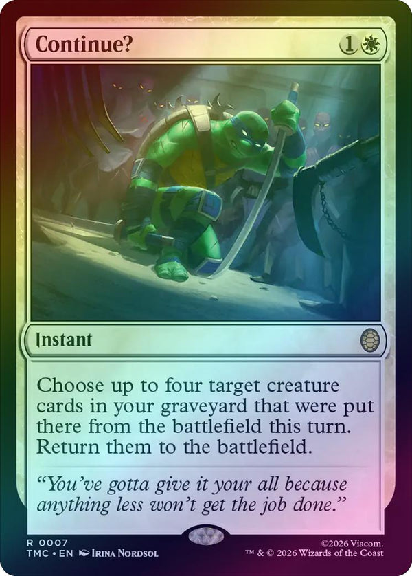Continue? (Surge Foil) (TMC)