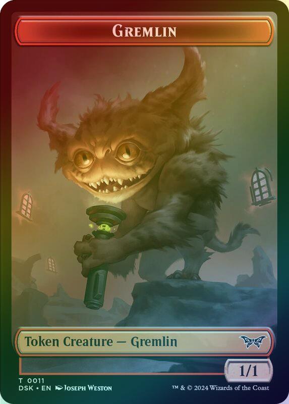 Emblem - Kaito, Bane of Nightmares // Gremlin Token (Foil) (TDSK)