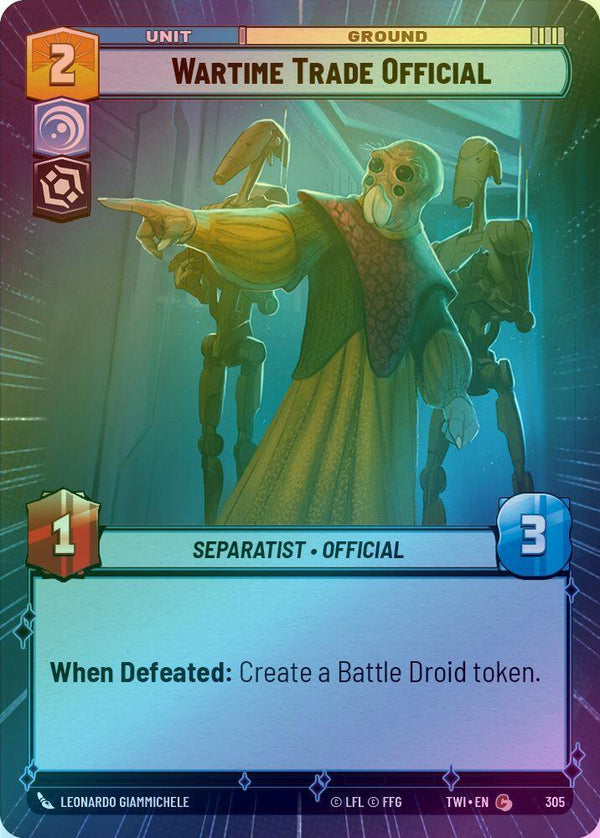 Wartime Trade Official (Hyperspace) - 305 - Common (Foil)