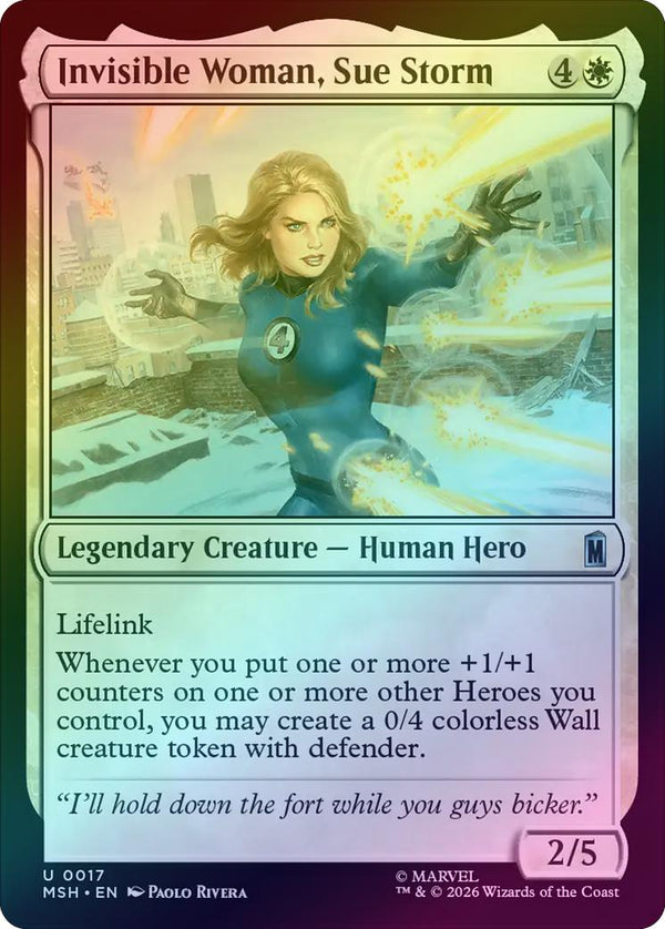Invisible Woman, Sue Storm (Foil) (MSH) (Pre-Order)
