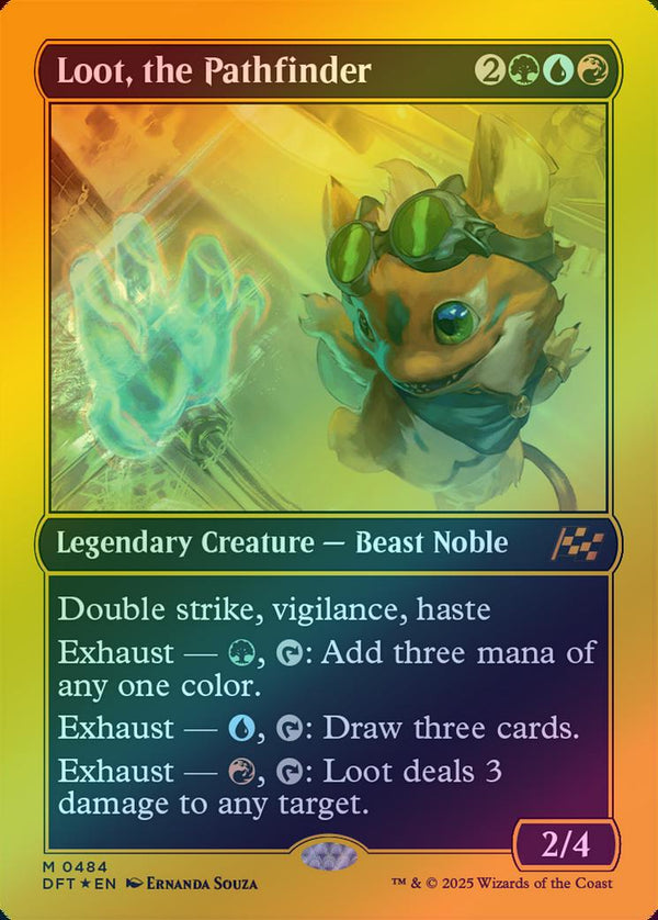 Loot, the Pathfinder (First-Place Foil) (DFT)
