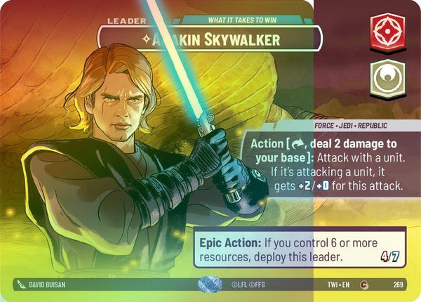 Anakin Skywalker - What it Takes to Win (Showcase) - 269 - Common (Foil)