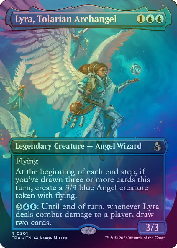 Lyra, Tolarian Archangel - Borderless Echo (Foil) (FRA)