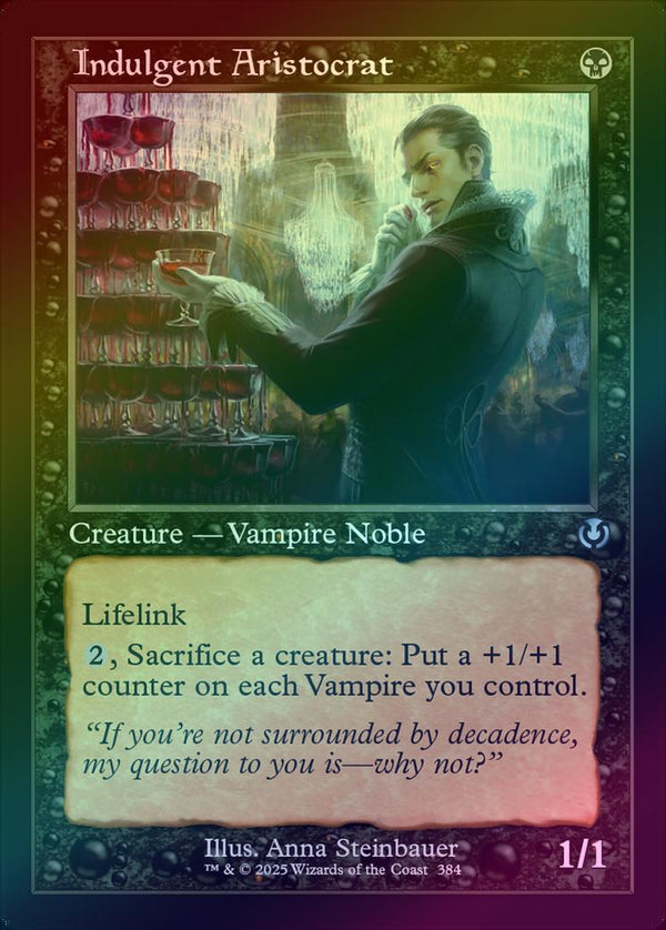 Indulgent Aristocrat - Retro Frame (Foil) (INR)