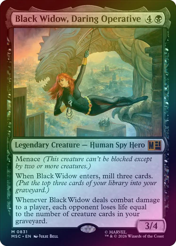 Black Widow, Daring Operative (Foil) (MSC) (Pre-Order)