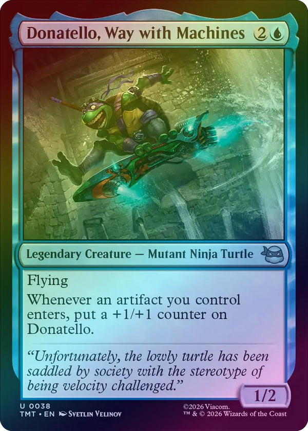 Donatello, Way with Machines (Foil) (TMT)