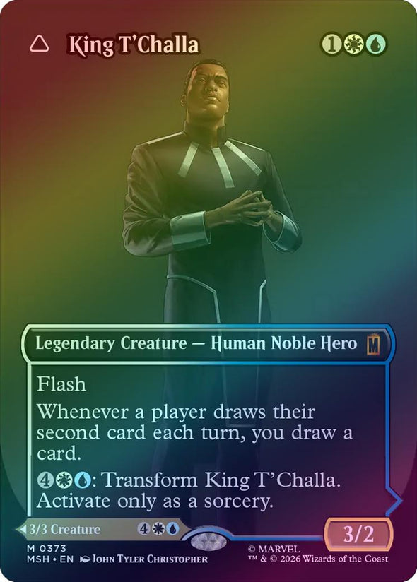 King T'Challa // Black Panther, Hope Enduring - Logo Showcase (Foil) (MSH) (Pre-Order)