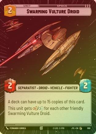 Swarming Vulture Droid (Hyperspace) - 990 - Common (Foil)