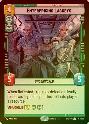 Enterprising Lackeys - 107/262 - Rare (Foil)