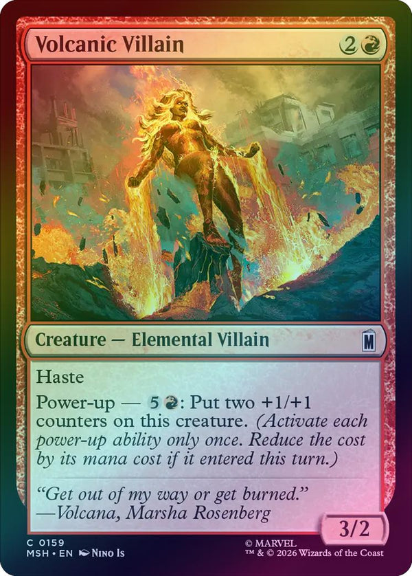 Volcanic Villain (Foil) (MSH) (Pre-Order)