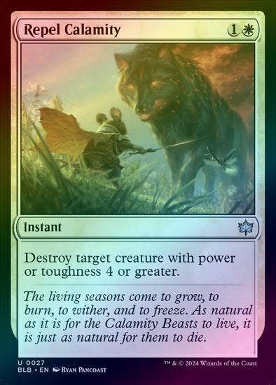 Repel Calamity (Foil) (BLB)