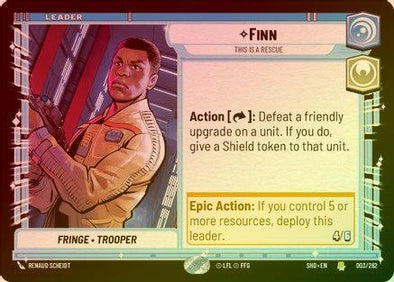 Finn - This is a Rescue - 003/262 - Rare (Foil)