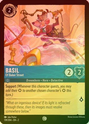 Basil (Of Baker Street) - 139/204 - Common (Foil)