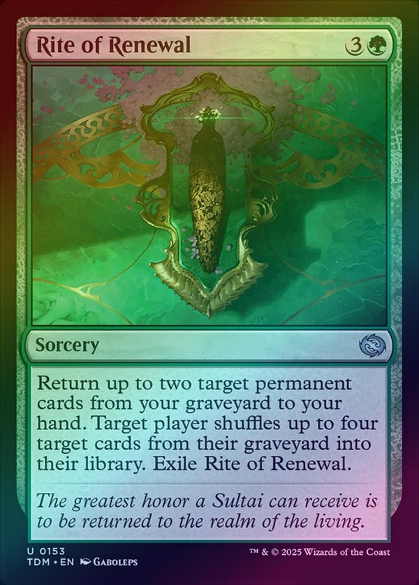 Rite of Renewal (Foil) (TDM)