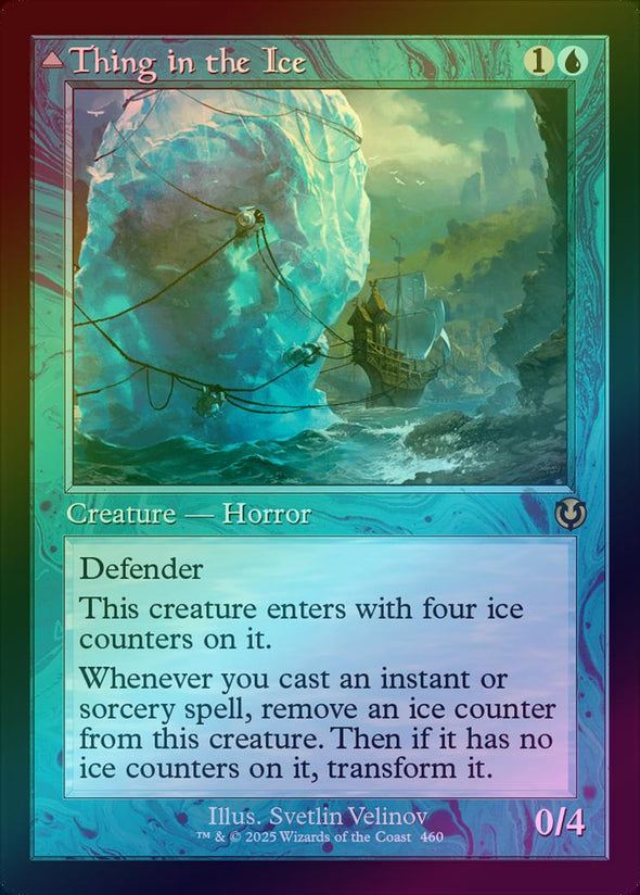 Thing in the Ice // Awoken Horror - Retro Frame (Foil) (INR)