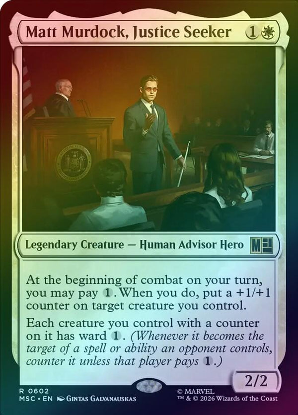 Matt Murdock, Justice Seeker (Foil) (MSC)
