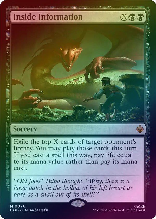 Inside Information (Foil) (HOB) (Pre-Order)